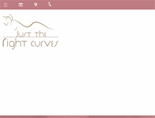 Tablet Screenshot of justtherightcurves.com
